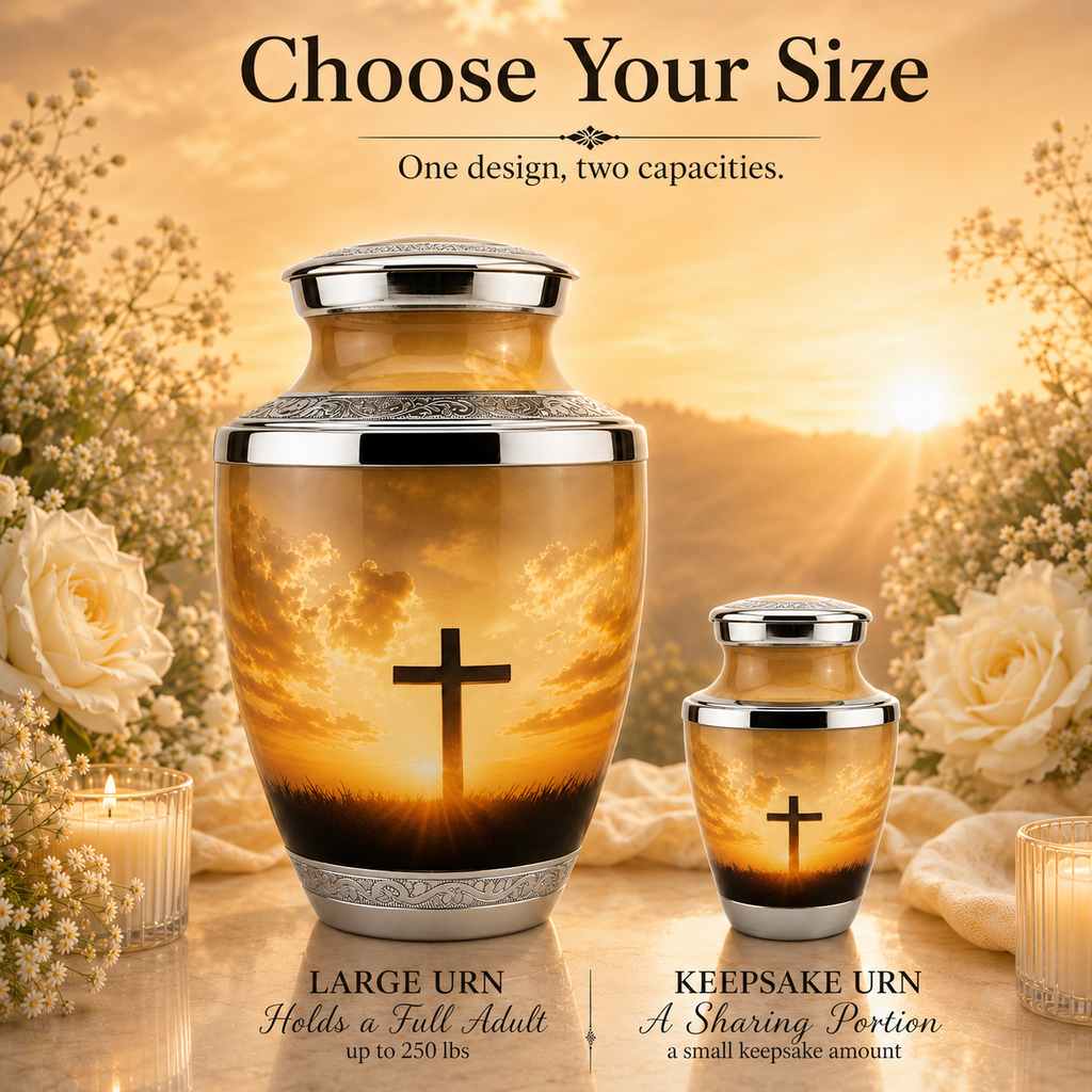 Cross Cremation Urn
