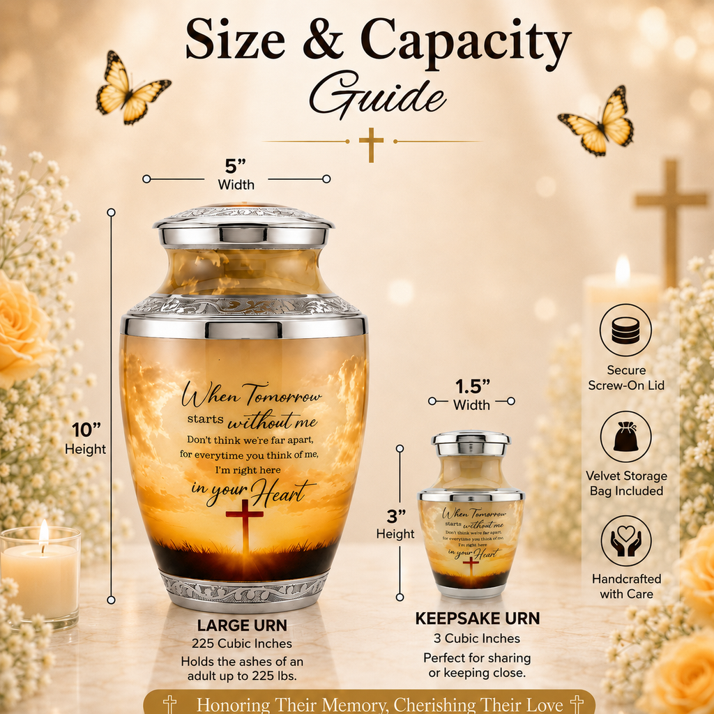 Cross Cremation Urn