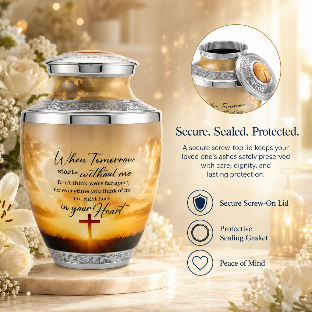 Cross Cremation Urn