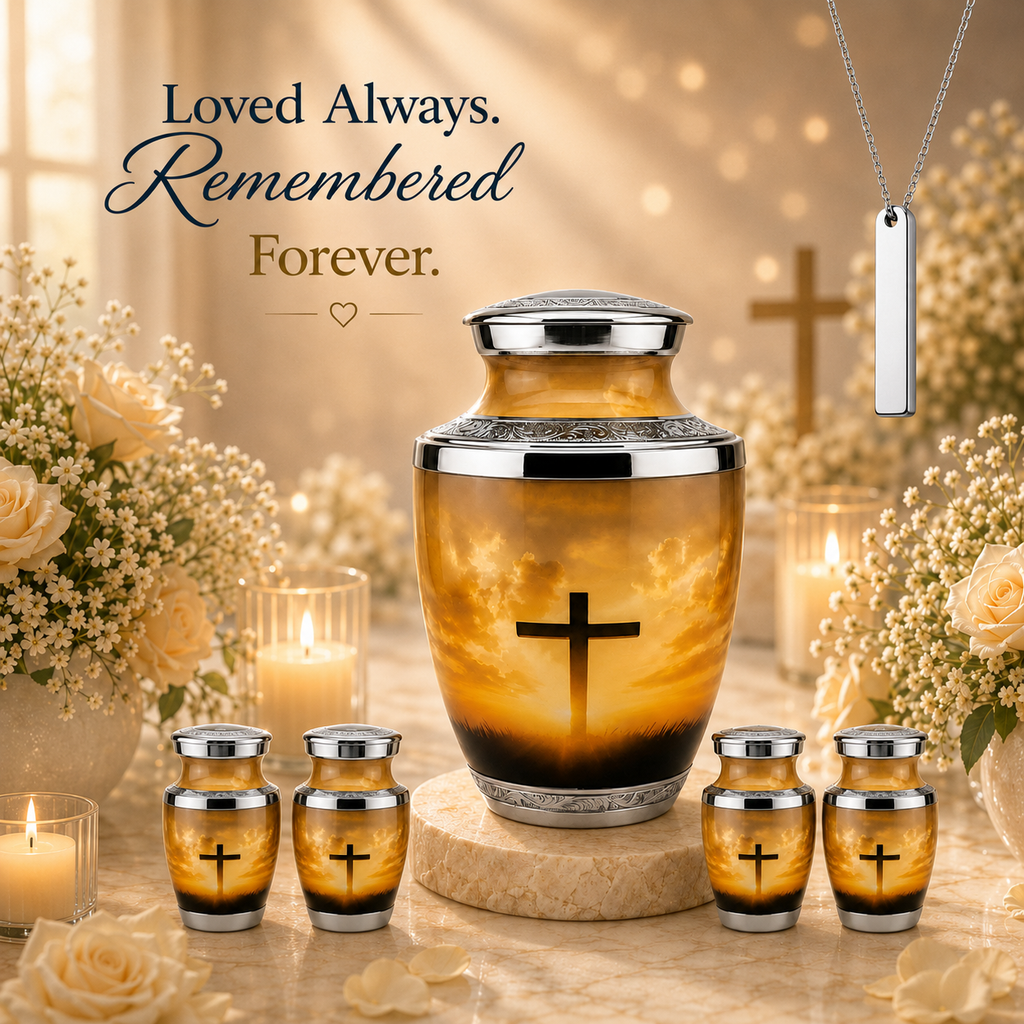 Cross Cremation Urn