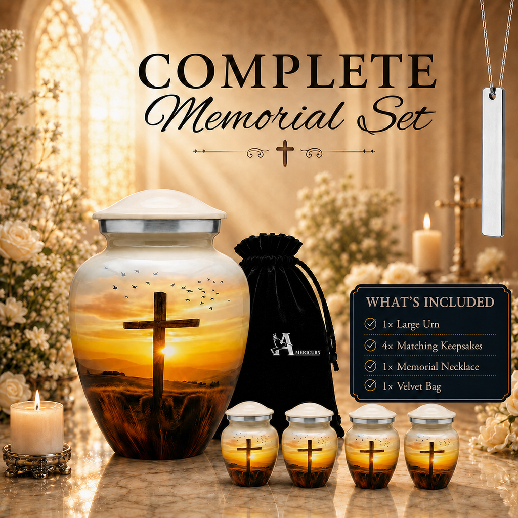 Cross Cremation Urn