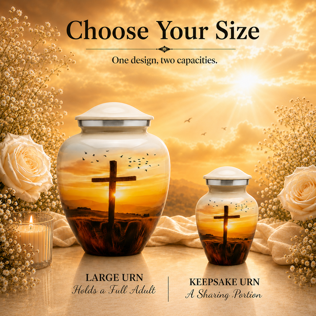Cross Cremation Urn